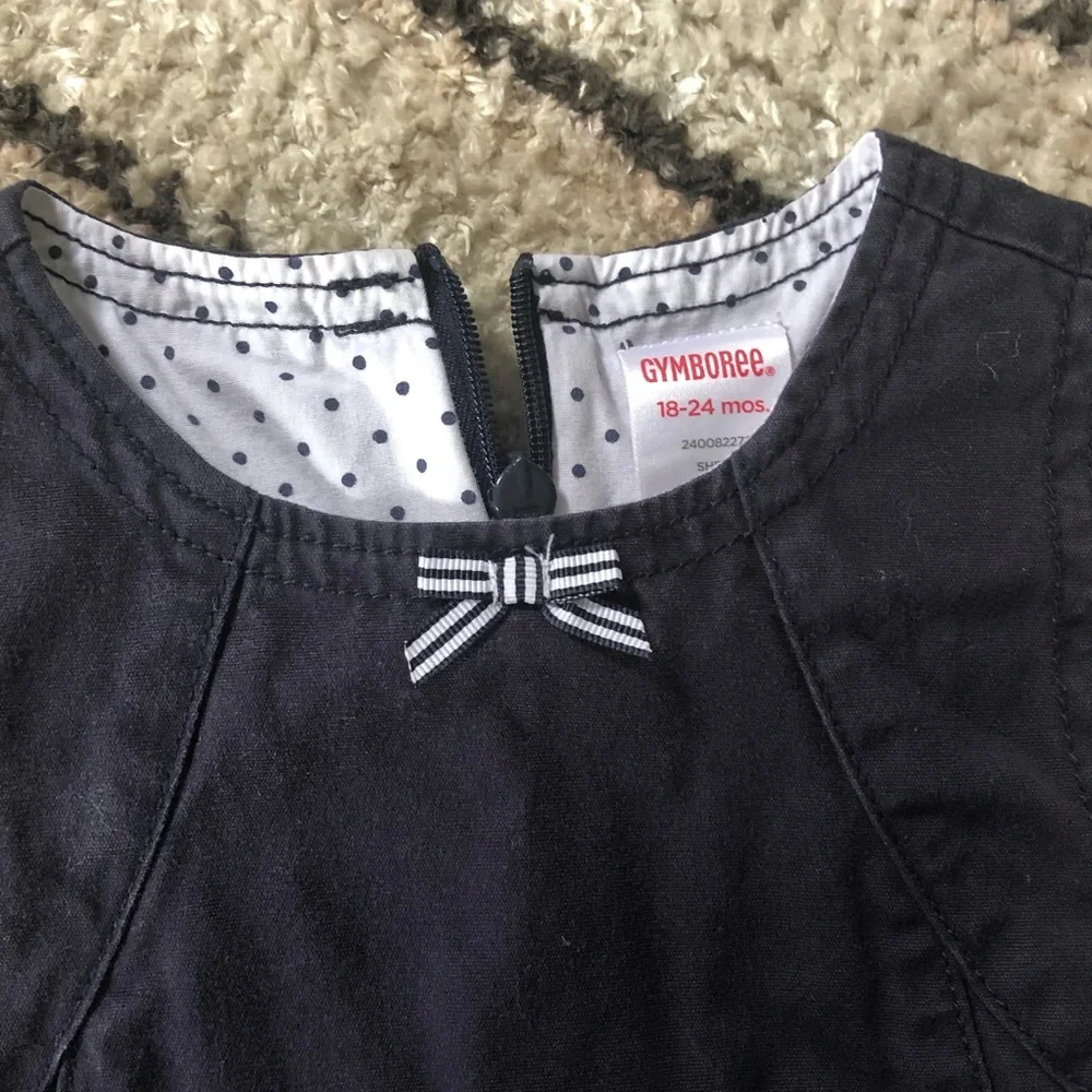 Vintage Gymboree Navy flower dress